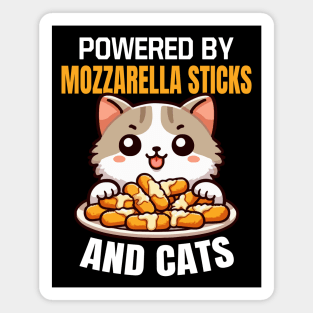 Mozzarella Sticks And Cats Magnet